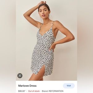 Reformation Marlowe Dress in Ocelot